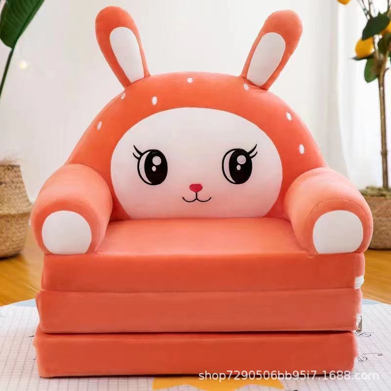 Sofá plegable para niños nuevo al por mayor creativo jardín de infantes bebé asiento plegable regalo de estudio siesta sofá cama