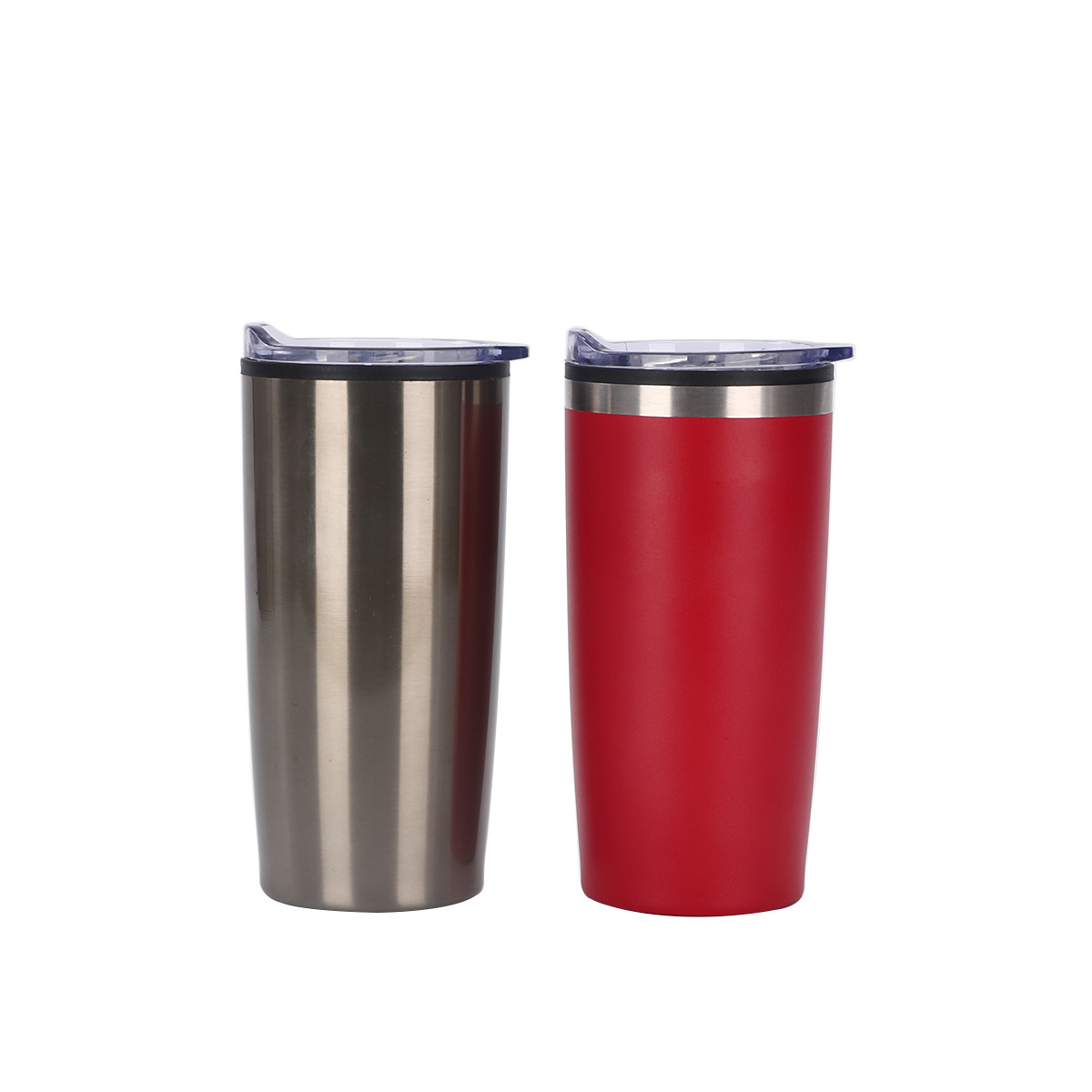 Taza de plástico de 20oz de gran capacidad portátil simple portable taza de agua de automóvil resistente a altas temperaturas a prueba de caídas taza al por mayor