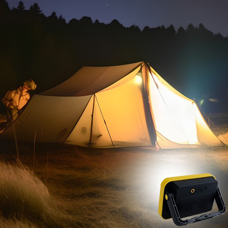 New charging work light, portable multi-functional magnetic hook camping light, night market lighting, stall lighting, explosion-proof emergency light