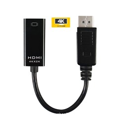 DP male to HDMI female adapter cable small shell 4K HD to computer monitor with converter large DP to HDMI cable