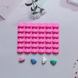 36 even clouds chocolate 677 biscuits silicone mold candy pudding dessert mold cake baking utensils