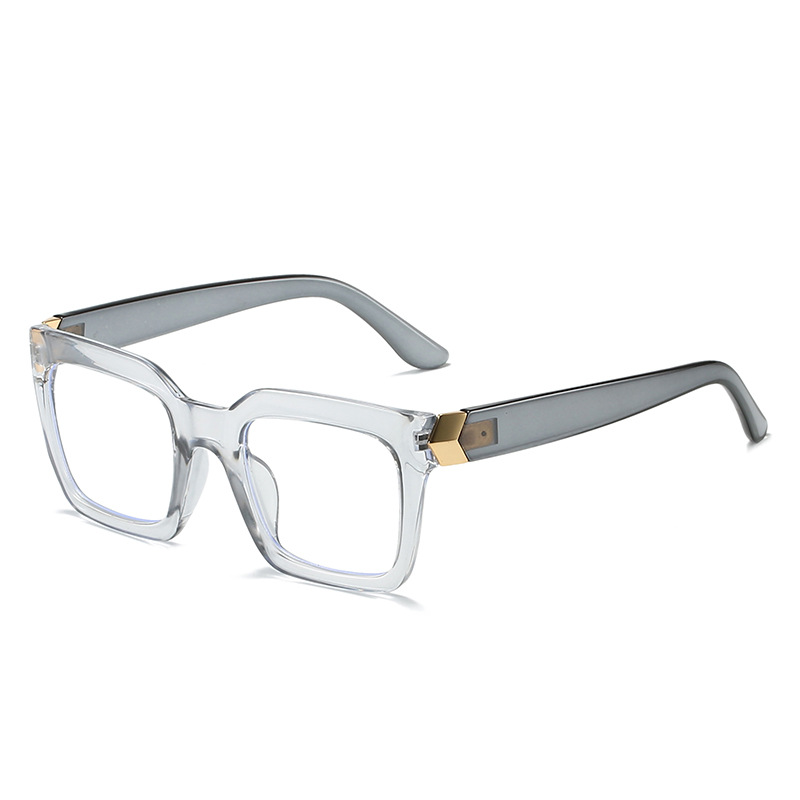Blue Light Blocking Glasses For Women Large Frame Natural Style_voghion.com
