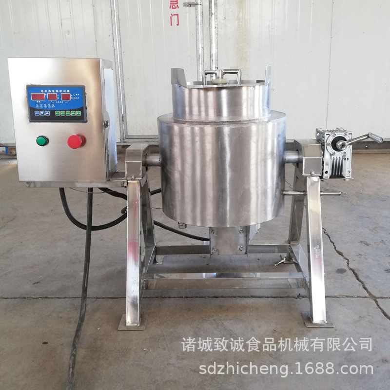 定制实验型夹层锅 电加热下搅拌夹层锅 搅拌均匀可倾出料夹层锅