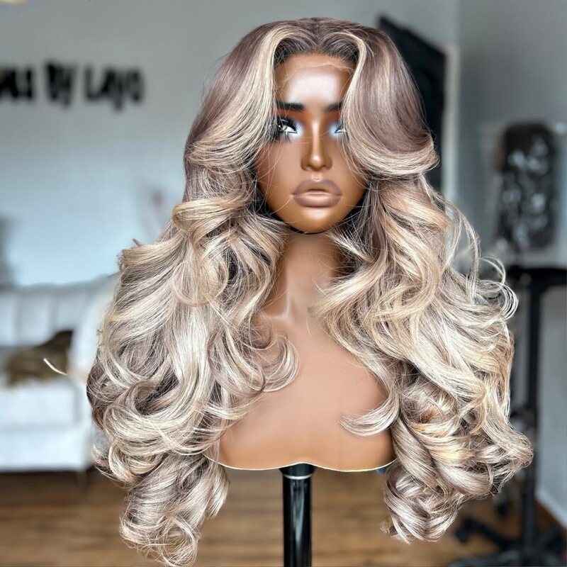 300%DD ベトナムヘアブロンド 613 ウィッグ HD レースフロントウィッグ人毛|undefined
