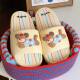 Summer New Couple Sandals and Slippers Women's Cartoon Fashionable Home Soft Bottom Non-slip Slip-on Feeling Outer Wear Women's One-word Slippers
