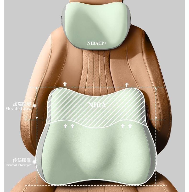 Car Lumbar Support Headrest Office Lumbar Pillow Cushion Pregnancy Back Support Cushion Long-Sitting Essential Chair Lumbar Support Cushion