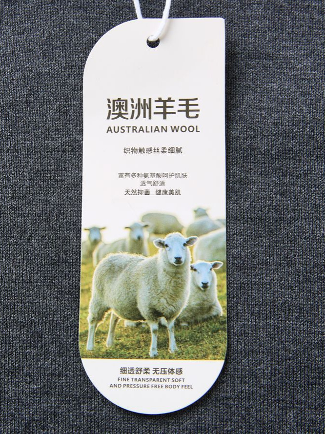 EME hombre lana australiana Henry cuello sólido fondo camiseta de manga larga ajustada otoño invierno 25 nueva camiseta de punto