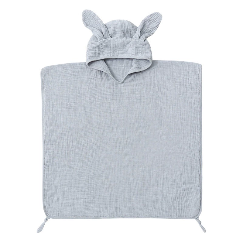 Детское махровое полотенце-халат с капюшоном Yinxiuli, пляжное полотенце, подарок,跨境