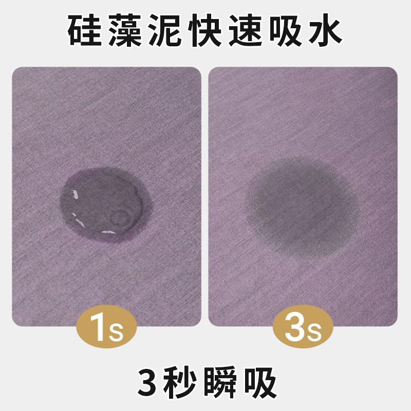 Alfombra de impresión de barro de diatomeas simple moderna Alfombrilla de baño absorbente de agua Alfombrilla de la puerta Alfombrilla antideslizante de secado rápido absorbente de agua