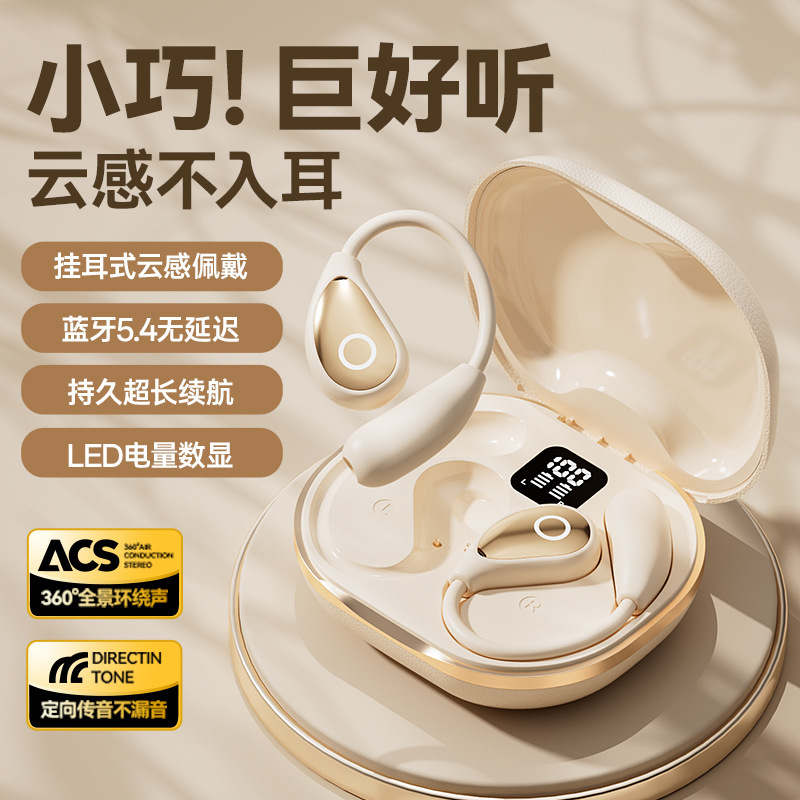 适用于华为小米索尼M95跨境OWS开放式AI翻译蓝牙耳机运动无线耳机|undefined