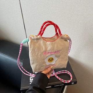 潮流单肩包日系Ball Chain环保购物袋时尚迷你通勤包女单肩斜挎包