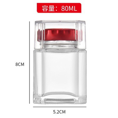 Botella de Nido de Pájaro botella de Nido de Pájaro pequeño guisado fresco botella de Nido de Pájaro instantáneo sub-botella de miel olla de pescado sellado botella vacía de pegamento al por mayor 50