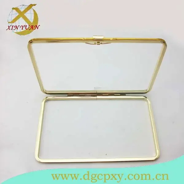 厂家销售 硬塑胶壳五金合仔包夹  13*9cm 长方型金属边框