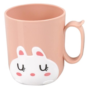 Creative plastic mouthwash cup thickened cartoon toothbrush cup children's drinking cup toothbrush holder wash cup 3 colors optional
