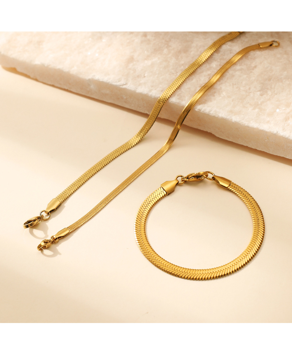 Fashion Geometric Stainless Steel Plating Bracelets