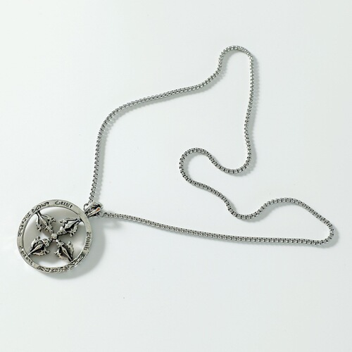 Children's Necklace Unisex Hip-Hop Street Dance Jazz Dance Performance Metal Necklace Trendy Cool Accessory Fashion Show Pendant Charms