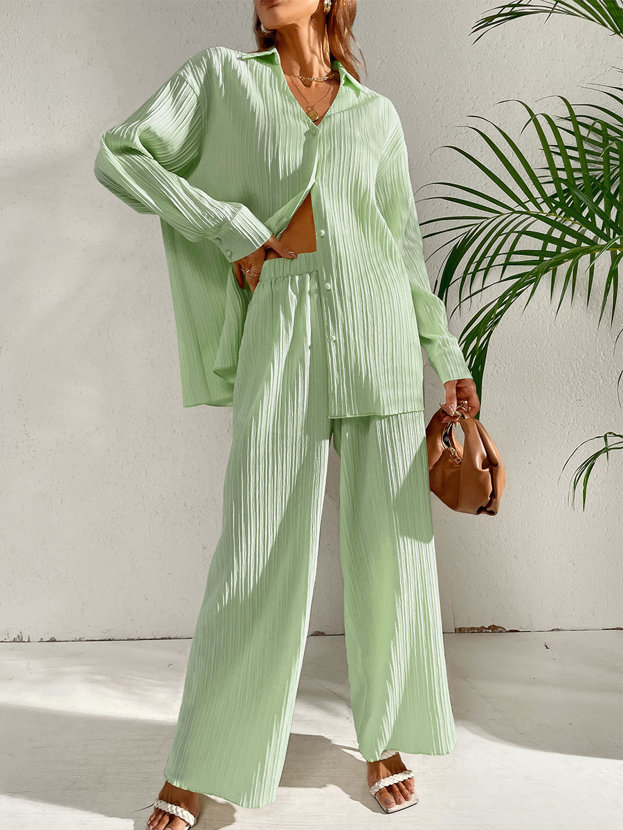 546g Weight Long Sleeve Sleeve Length 4-Way Stretch Fabric, Cotton Silk, Polyester Fabric Type Pant Co-ord Set Sets Type 2 Piece Set Quantity Daily Occasion Breathable Function Regular Fit Fit Type Solid Color Pattern Spring, Autumn Season Women'S Gender Patchwork Design Fashion Style Daily Women'S Fashion Solid Color 4-Way Stretch Fabric Cotton Silk Polyester Patchwork Pant Co-ord Set Pants Sets 9
