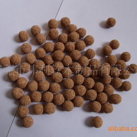 Supply 8M 10MM synthetic cork ball natural cork ball cork whistle water pine ball sample