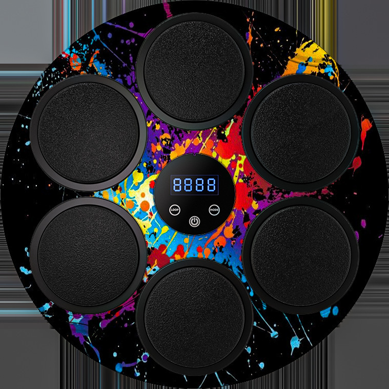 Bluetoothスマート音楽ボクシングターゲット、ボクシングトレーニングデバイス、壁掛けターゲット、格闘技パンチングマシン、反応ターゲット、フィットネス機器、カスタムメイド|undefined