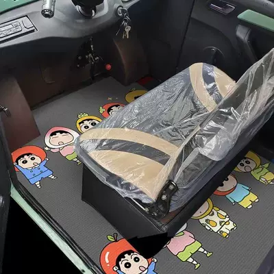 Universal Foot Pad — Vehicle Crystal Velvet Car Floor - jc-fruit-crayon-shin-chan-100140cm-cut-by-yourself