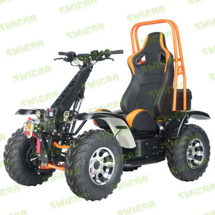 Factory Direct Sales Electric 6000W60V Beach Car 2/4Wd All-Terrain Vehicle Electric Atv Scooter
