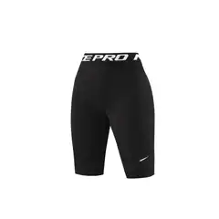 Women's High-Waist Sports Shorts with Logo – Tight, Stretchy Running & Fitness Yoga 5-Inch Shorts, Training & PE Exam Leggings
