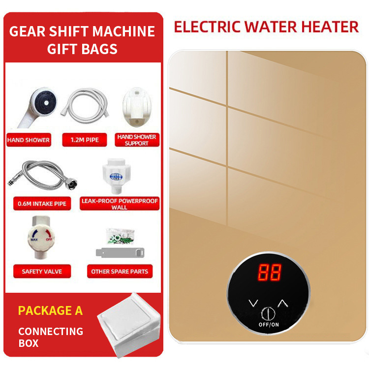 国境を越えたインスタント電気温水器 110V 家庭用インスタント加熱小型シャワーインテリジェント恒温バス省エネ|undefined