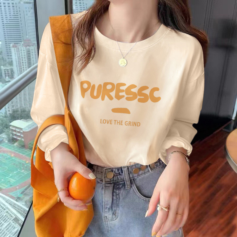 授乳上着外出純綿tシャツ長袖秋冬金授乳期一枚春と秋には、カーディガンを着ることができます。|undefined