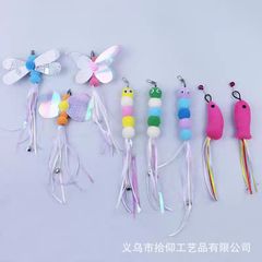 メーカー卸売りのぬいぐるみの毛虫のネズミは頭に代わって起爆して猫の棒に代わって猫のおもちゃを切り替えることができる