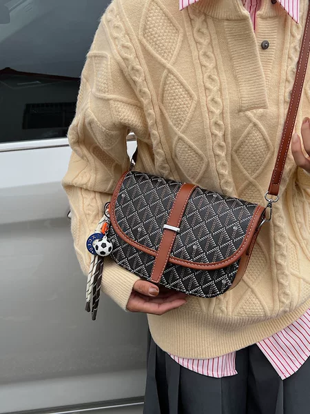 Fashionable Commuter Crossbody Bag, New Casual Solid Color Versatile Shoulder Bag, Wholesale Korean Style Trendy Stylish Bag for Women