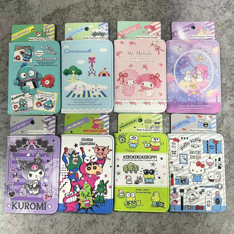 Kouromi Merodi Gemini Passport Protective Case Cartoon Crayon Small New Cute PU Passport Holder New Style Kouromi Merodi Gemini Passport Protective Case Cartoon Crayon Small New Cute PU Passport Holder New Style