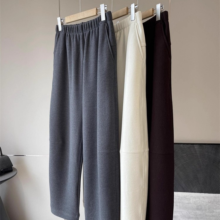 In Stock, Old Fans, Stock Up! ~ Direct Supply from Pp! Y Material ~ Wool and Silk Blend Twill Elastic Waist Loose Casual Wear