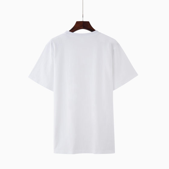 Men's Solid Color Heavy T-shirt 280g Pure Cotton Seamless Crewneck Short Sleeve T-shirt Fixed Print logo Xinjiang Cotton T-shirt