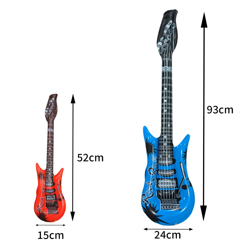 Inflatable toy PVC, guitar, musical instruments, (Physicals)