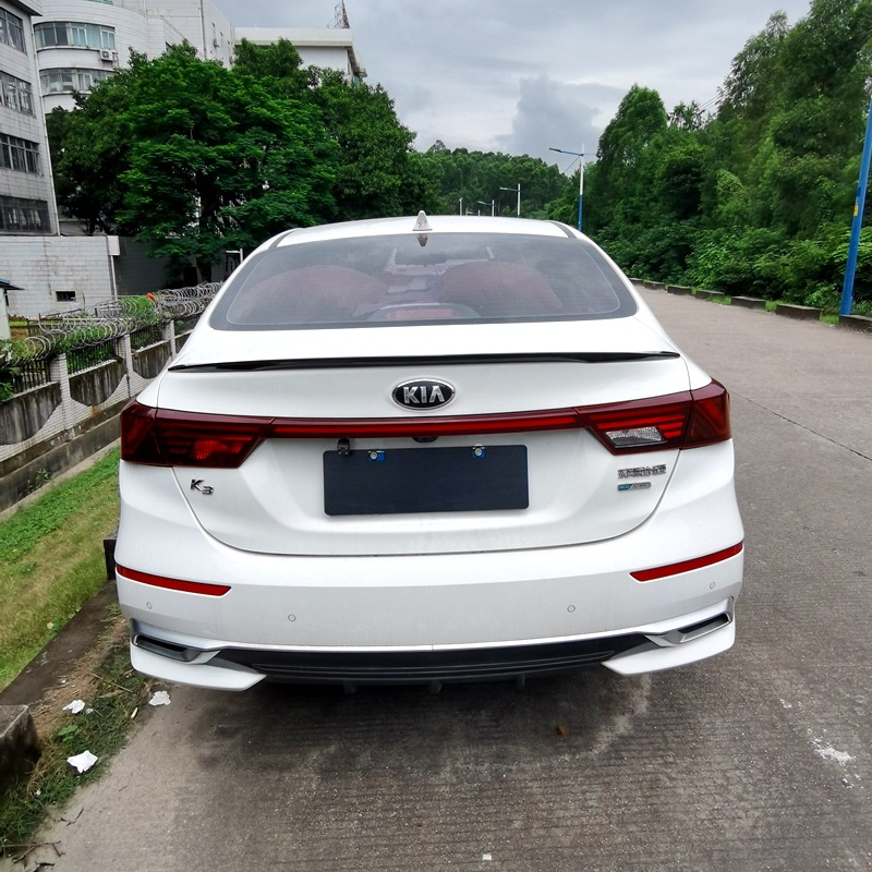 Suitable for 2019-2024 Kia K3 Rear Wing New K3 Modification Special Punch-Free Paint Decorative Tail Press