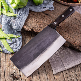 Full forging kitchen knife cutting dual-purpose slicing knife handmade knife household commercial chopping chicken and duck chef kitchen old vegetable knife