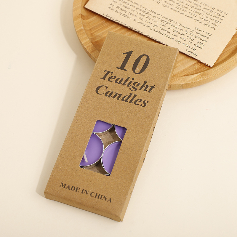 Fabricantes al por mayor círculo de vela de banana cumpleaños romántica atmósfera sin humo decoración de boda lámpara de té velas pequeñas