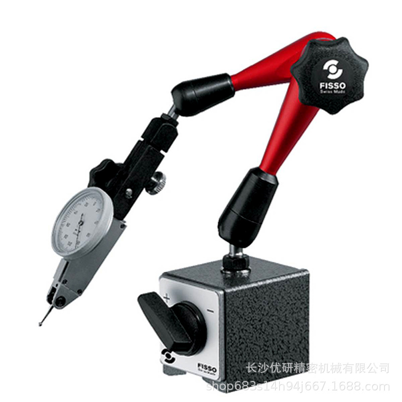 瑞士飞梭FISSO中型精密调整万向磁性表座S-20
