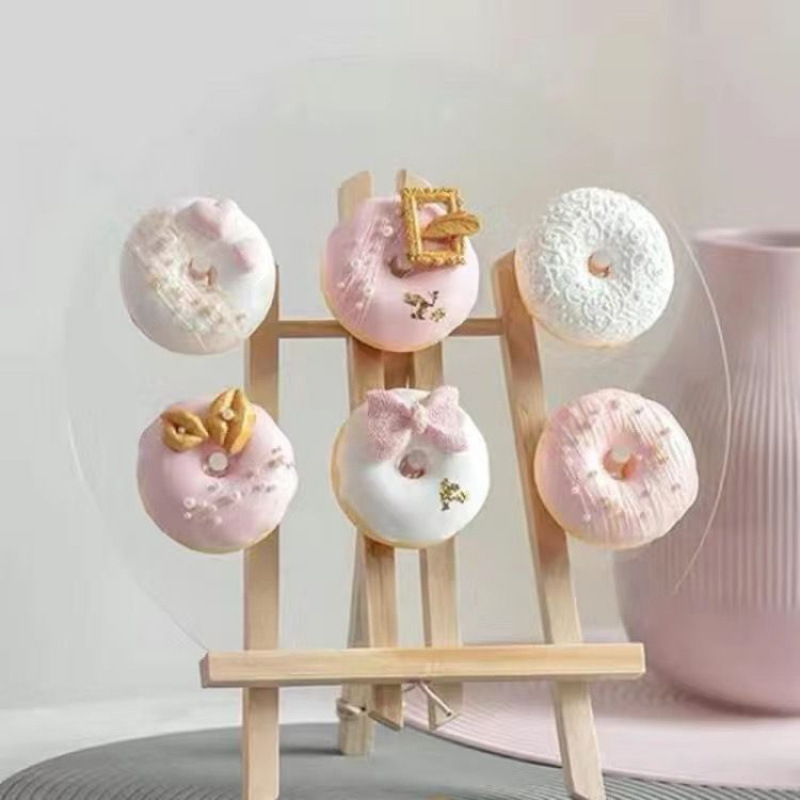 新中式婚礼订婚宴甜品台展示架生日宴会蛋糕架实木套装装饰摆件|undefined