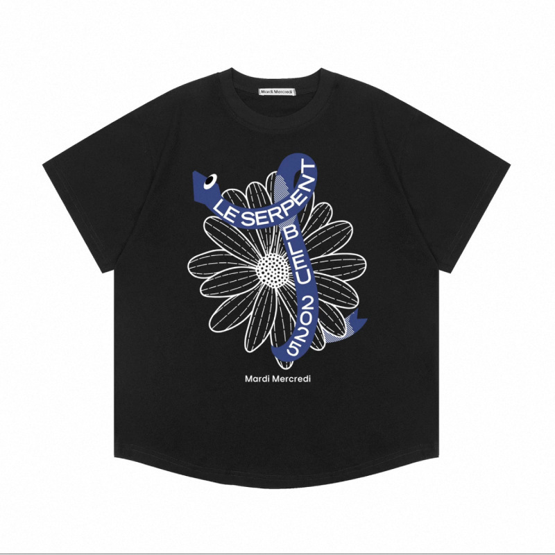 【2025新作】本物のマルディ半袖ゴルフダックスフントフラワーネックレスドッグゴールドハイシルバー同Tシャツ|undefined