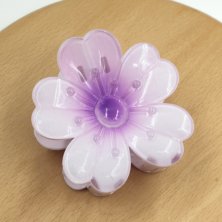 国境を越えたアマゾンの卵の花がグラデーションの花のキャンディー色の紫荊花の後頭部をつかんでサメの花を挟んで髪を伸ばします。|undefined