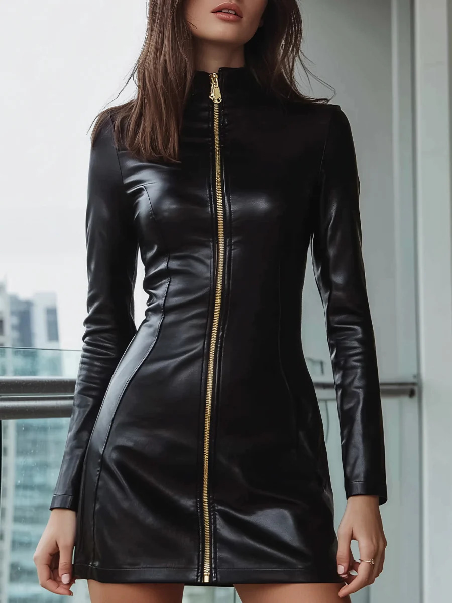 polyurethane sexy fashionable dress