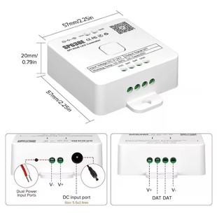 Sp638E Spi Rgb Led Controller Bluetooth Music App Controller Synchronous Dimming and Color Adjustment