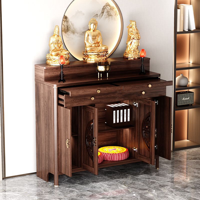 Altar Table for Home Use, Buddhist Table, New Chinese-Style Altar, Shrine Cabinet, Buddha Cabinet, Bodhisattva Worship