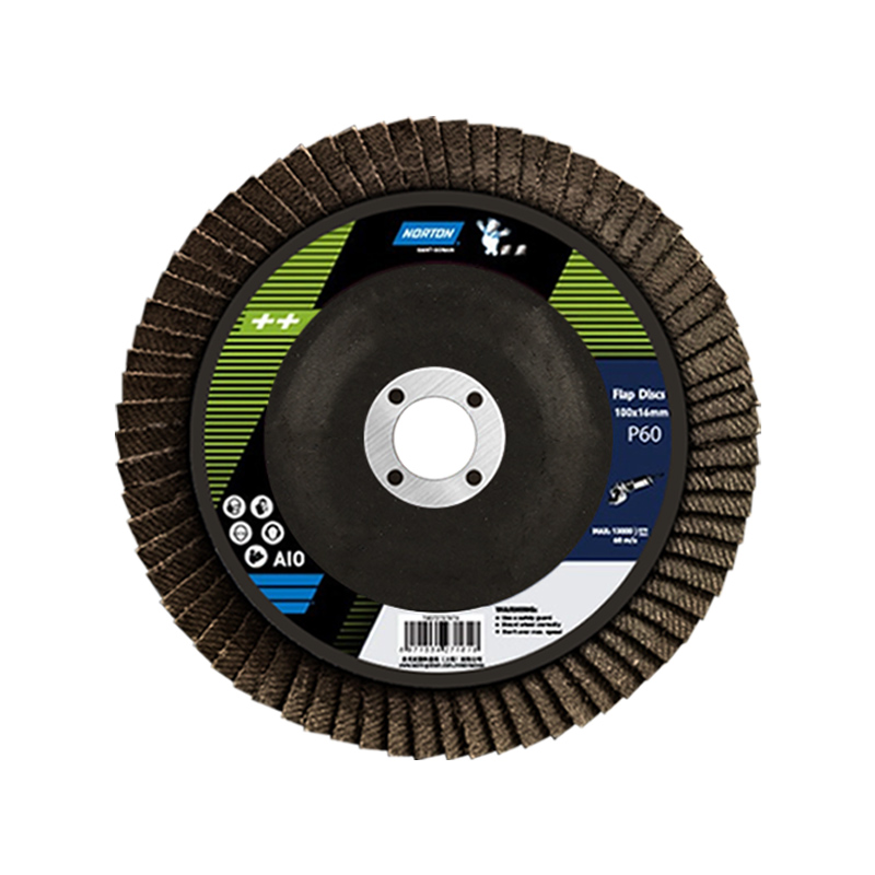 Norton Silver Bear Blind Poliding Hole Angle Molino Hoja de pulido de papel de lija 60# Poliding desoxidable Rueda de arena