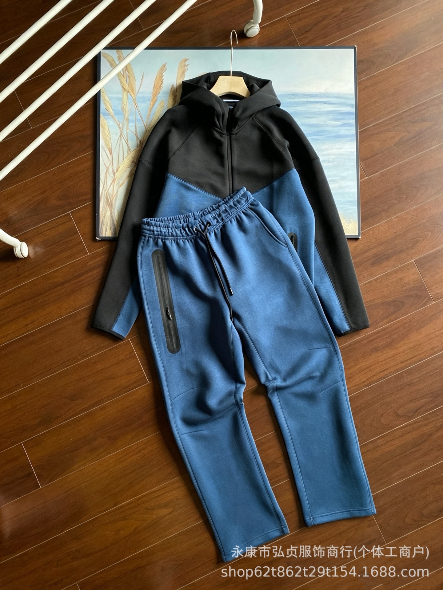 Set. black and blue / M