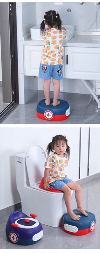 Portable children's toilet seat for boys and girls, baby toilet stool, multifunctional, detachable toilet seat, potty seat