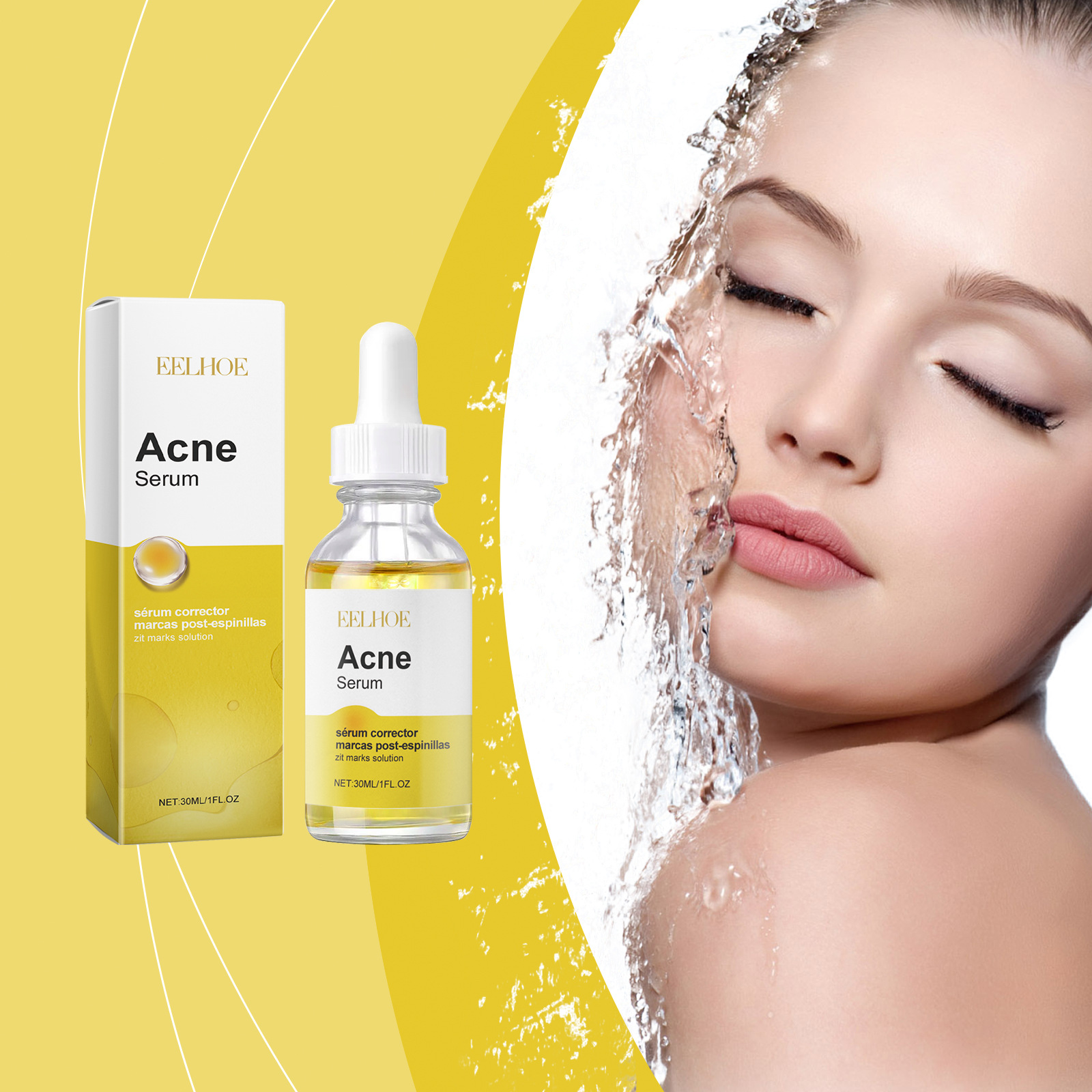 Eelhoe Facial Essence Care for Acne and Acne Closure Gentle Skin Care Hydrating Care
