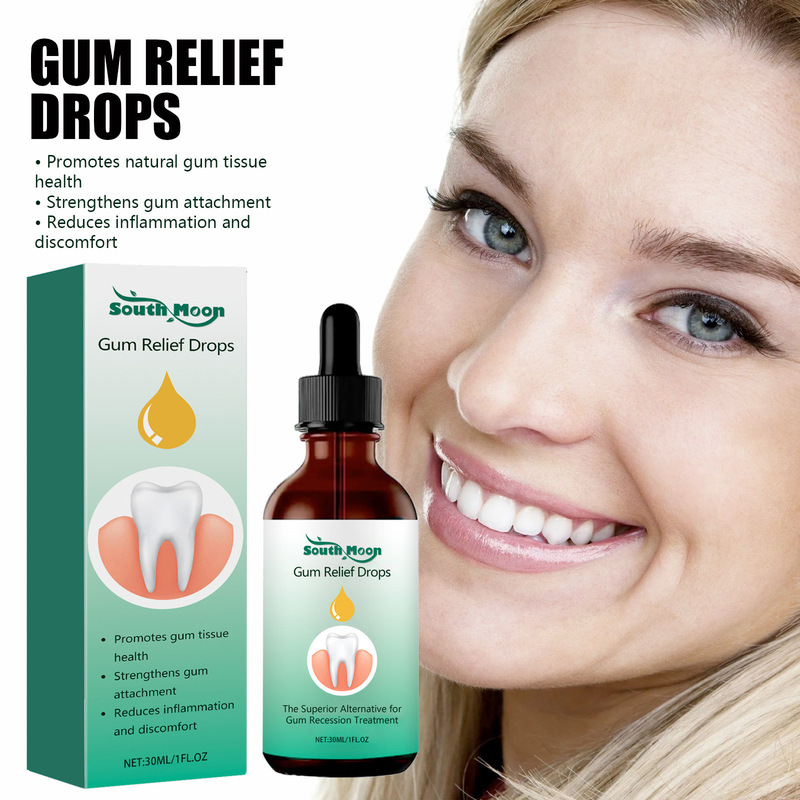 South Moon Gum Care Drops Care for Gums and Relieve Periodontal Blistering Oral Cleansing Care Drops