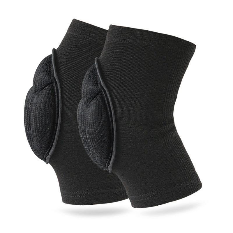 وسائد ركبة للكرة الطائرة الراقصة من الإسفنج أثناء السفر الرياضي، معدات واقية لكرة القدم للرجال والنساء للتزلج في الشوارع، زيادة السُمك